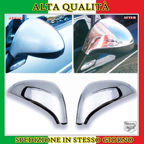 Coppia Calotte Specchio Retrovisore Cromata Per PEUGEOT 308 I 2007 AL 2013 - 第 1/10 張圖片