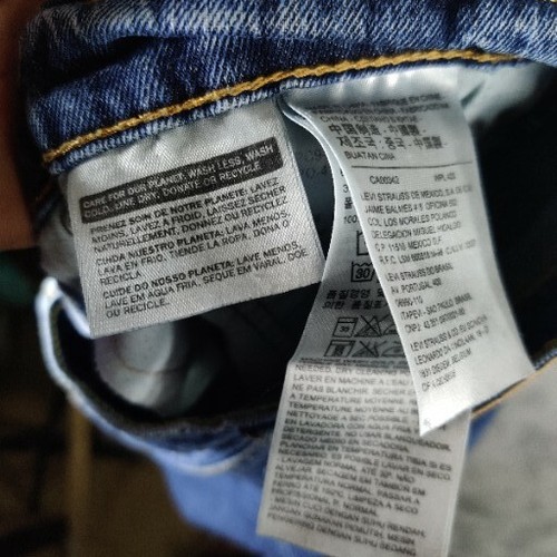 Levi’s Jeans Men's Size 38x30 Blue Denim 505 Regular Fit Straight Leg - Picture 3 of 9