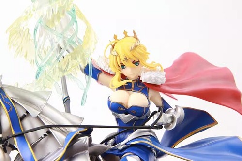 Fate/stay night Altria Pendragon Saber Ride Horse Take Gun Figure Model Statues - Picture 17 of 21