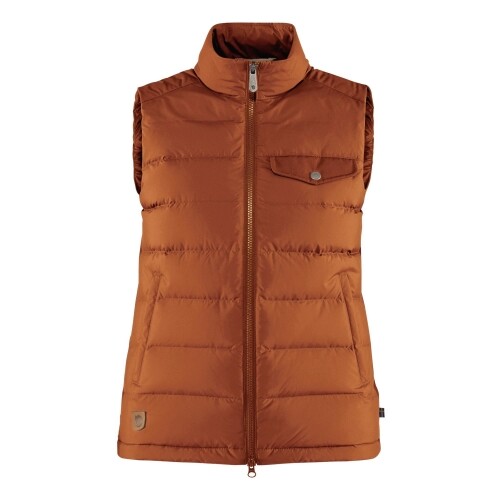 Fjällräven verdele Down Liner Vest Donna Gilet Piumino Donna Marronee Gilet all'aperto Fjällräven verdele Down Liner Vest Donna Gilet Piumino Donna Marronee Gilet all'aperto