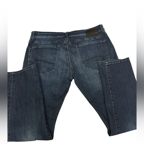 Pantalones de mezclilla Mavi Premium Jake de tiro regular para hombre 34x30 azul oscuro - Imagen 4 de 12