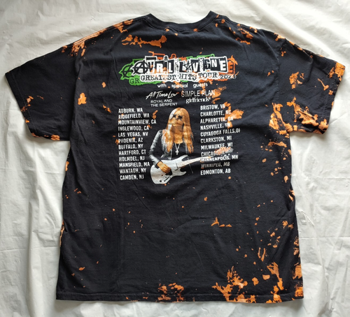 Avril Lavigne Greatest Hits Tour 2024 Concert T-Shirt - Size XL - Picture 4 of 6