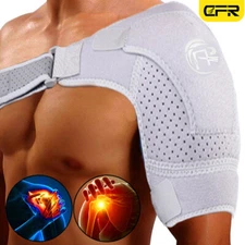 Adjustable Shoulder Brace Rotator Cuff Pain Relief Support Wrap Belt Sleeve Gym