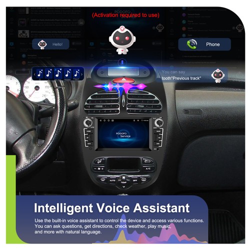 DAB+ Für PEUGEOT 206 206CC 206SW Citroën C2 Carplay Autoradio Android 13 GPS NAV - Bild 14 von 24