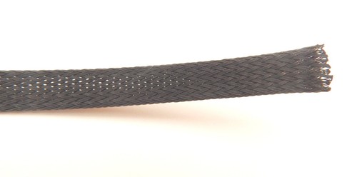 Arnés de funda de cable negro revestimiento trenzado que se expande 12 mm - 24 mm constructor de cables - Imagen 2 de 2
