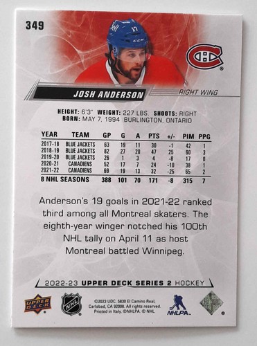 2022-23 Upper Deck Serie 2 #251 - #500 Du wählst aus - Bild 135 von 281