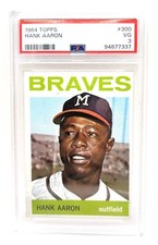 1964 Topps #300 Hank Aaron - PSA 3