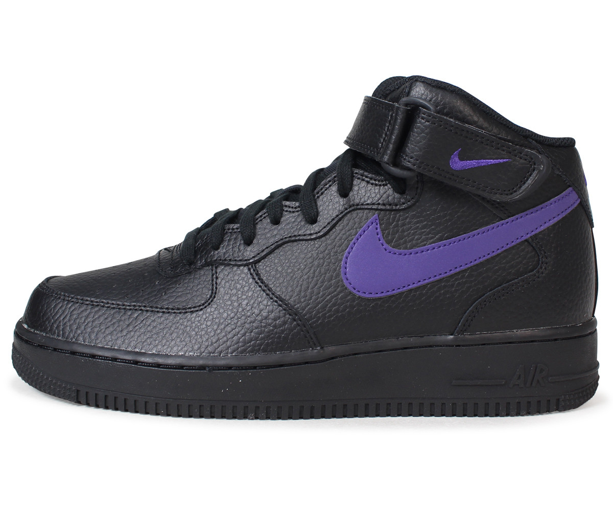SALE NIKE AIR FORCE 1 MID 07 BLACK COURT PURPLE SZ 12 NEW SALE NIKE AIR FORCE 1 MID 07 BLACK COURT PURPLE SZ 12 NEW