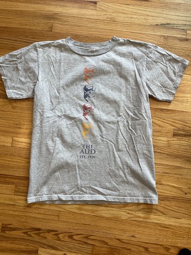 Vintage Small The Aud Memorial Auditorium Herrenhemd grau Buffalo NY The Aussie T - Bild 2 von 7