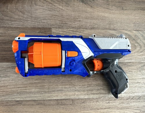 Nerf N-Strike Elite Hagelfeuerstrahler + Starkarm, 4 x Zeitschriften, 30x Darts Set - Bild 4 von 8