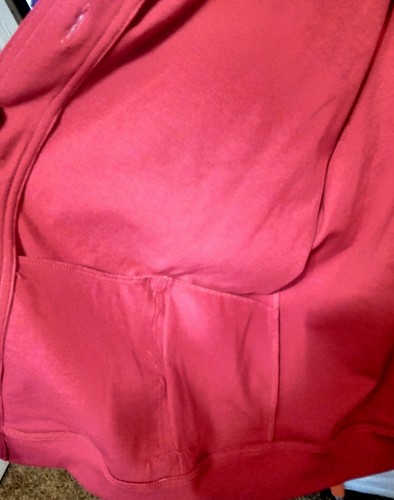Allison Daley Jacket Size 1X Red Button Front Long Sleeve Pockets Stretch NWT - Picture 5 of 8