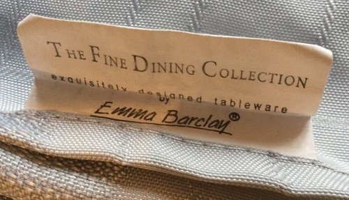 EMMA BARCLAY FINE DINING COLLECTION Grey Check Tablecloth 178 x 124cm FREE P&P - Picture 4 of 5