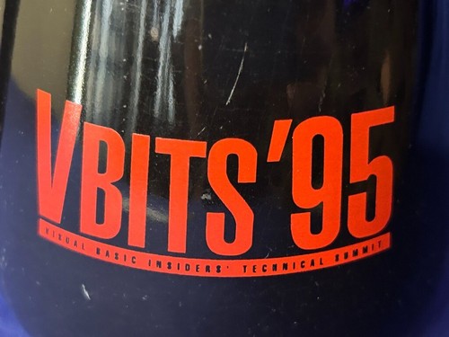 Microsoft VBITS Programming Summit Visual Basic Keramik USA Kaffeebecher '95 RAR - Bild 5 von 14