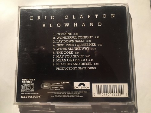 "Slowhand" by Eric Clapton, MFSL 24K GOLD Ultradisc RARE - Picture 9 of 9