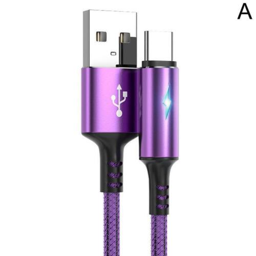 Fast Charging Type C USB Cable in Nylon Braided Design characters 68 HOTN T3Q7 - Picture 6 of 8