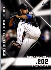 2023 Topps #SS-12 Edwin Díaz Significant Statistics Black #/299