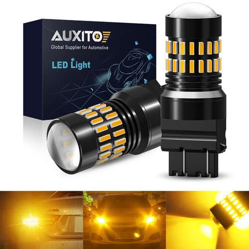 3157 3156 48-LED Turn Signal Light Bulbs Amber For Toyota Corolla Tacoma Tundra - Foto 12 di 21