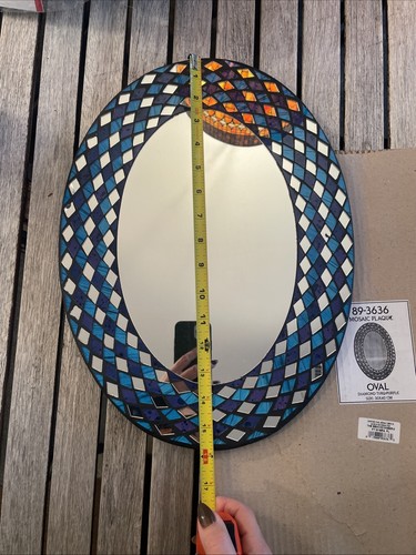 Brand new oval mosaic plaque/mirror - Picture 4 of 7