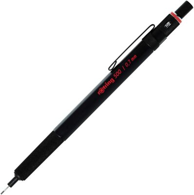 rOtring 1904727 500 0.7mm Mechanical Pencil Black 502507N