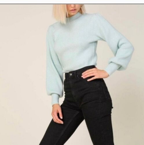 Line And Dot Alder Sweater Women's Size Medium Blu