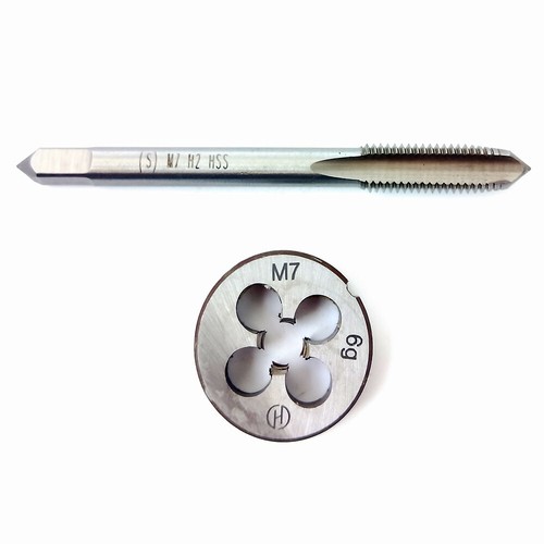Tap M7 × 1 + Die M7 × 1 brand(S)M7 right hand HSS Thread Tap and Die set HSS - Picture 3 of 4