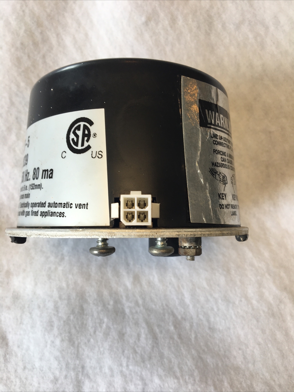 Effikal RVGPSF5 Automatic Vent Damper Motor Used Tested eBay