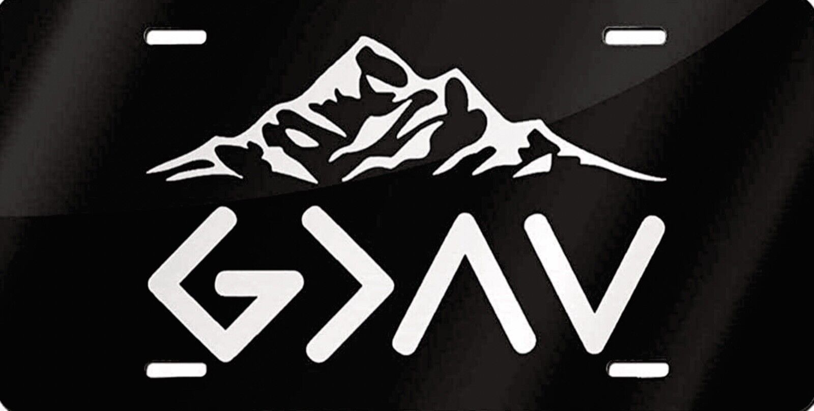 GOD IS GREATER THAN THE HIGHS AND LOWS NOVELTY LICENSE PLATE 6x12 Metal CAR TAG | eBay GOD IS GREATER THAN THE HIGHS AND LOWS NOVELTY LICENSE PLATE 6x12 Metal CAR TAG | eBay