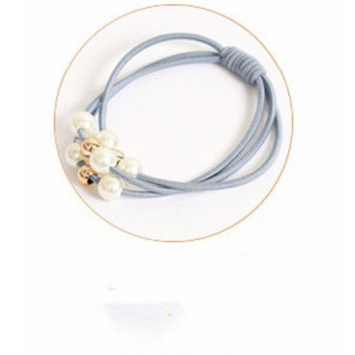 1PC Simple Knotted Pearls Hair Ring Hair Ties Ponytail Rubber Band Hair Rope AU - Picture 4 of 14