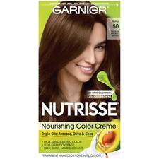 Garnier Nutrisse Nourishing Color Creme, 50 Medium Natural Brown