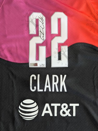 Caitlin Clark Autographed Jordan Brand 2024 Rookie WNBA All Star Game Black 6/50 - Picture 2 of 17