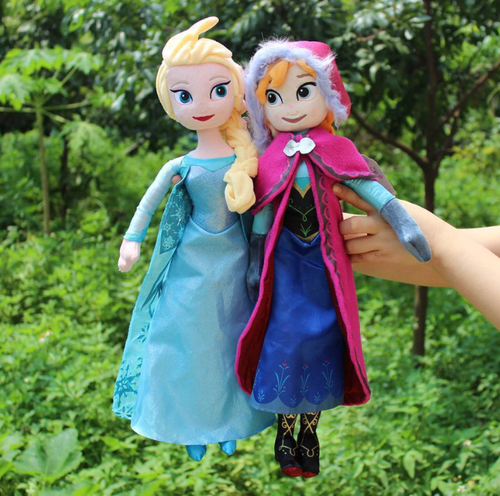 DISNEY PELUCHE MUÑECA ANNA ELSA FROZEN 40 cm SUAVE AL TACTO REGALO CUMPLEAÑOS - Imagen 6 de 17