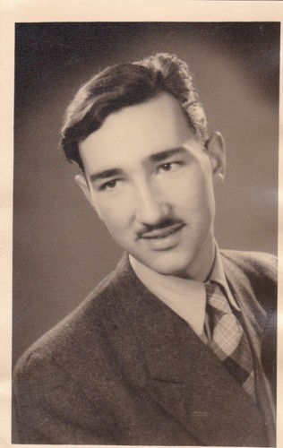 Vintage Studio Photograph Handsome Man Suave Stylish Moustache Fashion History