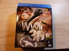WWII In 3D (Blu-ray 3D, 2012) World War Two - UNPLAYED