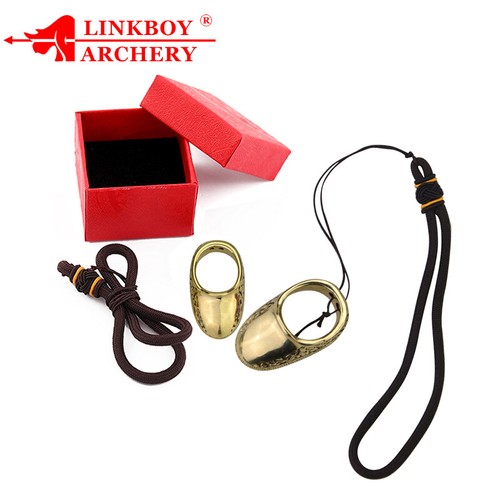 16-23mm Brass Thumb Ring Finger Guard Archery Bow Hunting Protector Gear 1PC - Picture 6 of 6
