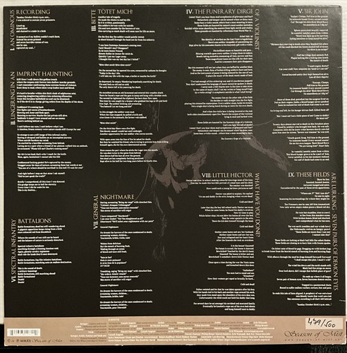 Carach Angren - Where the Corpses Sink Forever LP 2012 Season of Mist VG+/EX - Picture 3 of 9