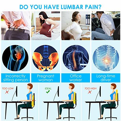 Lumbar Support Pillow for Office Chair Car Lumbar Pillow Lower Back