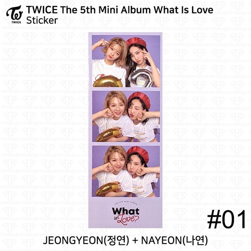 TWICE 5th Mini Album What Is Love Sticker KPOP Sana Momo Nayeon Jihyo Mina - 第 11/19 張圖片