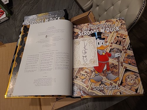 Don Rosa Autograph The Complete Life and Times of Scrooge Mcduck Deluxe Signed - Picture 23 of 24