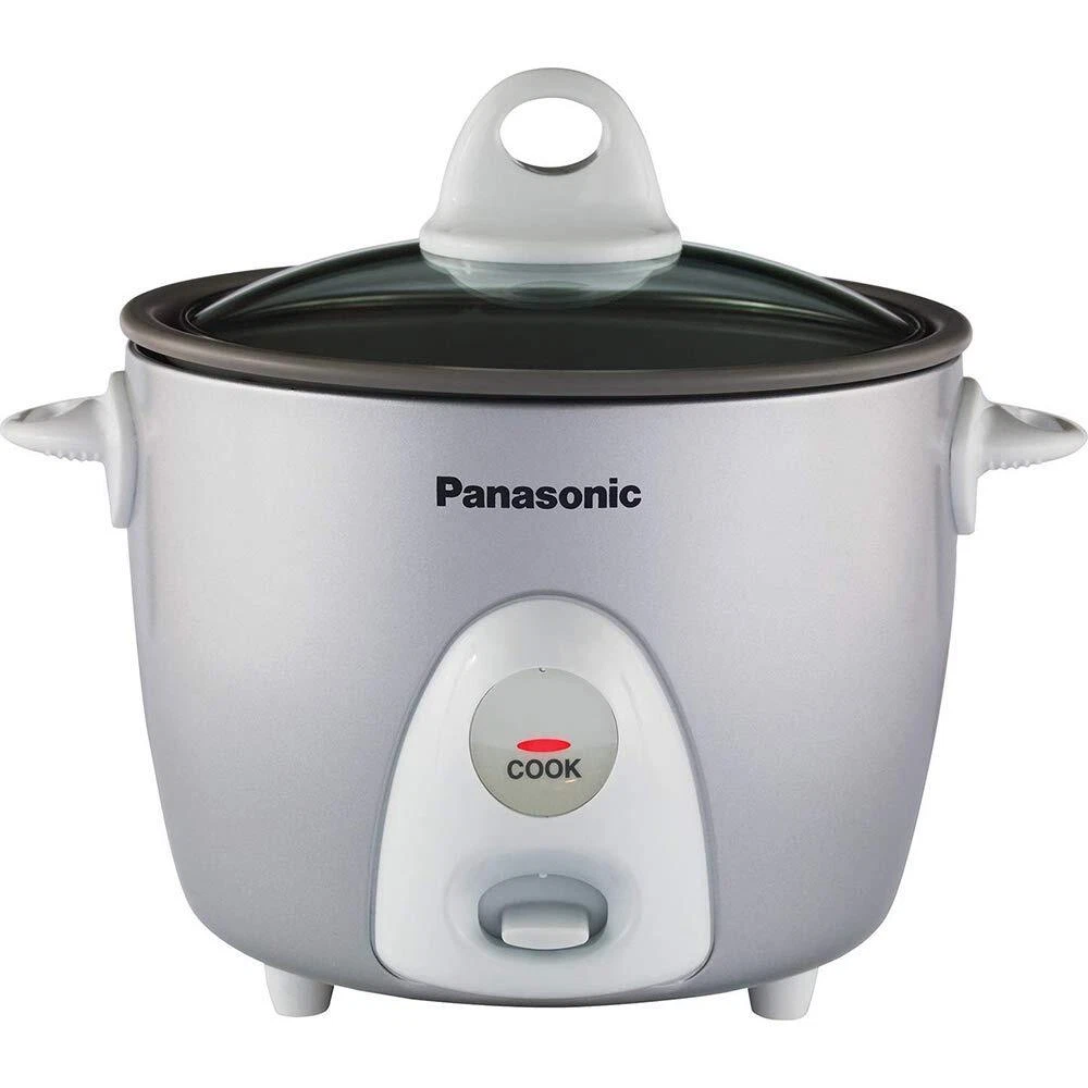 Panasonic SR-G06FGL Rice, Steamer & Multi-Cooker, 3-Cup, 3 cups uncooked/6 cu...