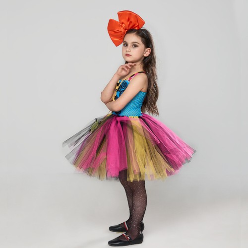 The Nightmare Before Christmas Jack Sally Kids Dress Girls Princess Skirt Suits - Picture 3 of 7