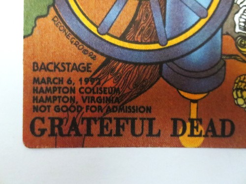 Grateful Dead Backstage Pass Puzzle Cannon Hampton Virginia VA 3/6/92 3/6/1992 - Picture 21 of 22