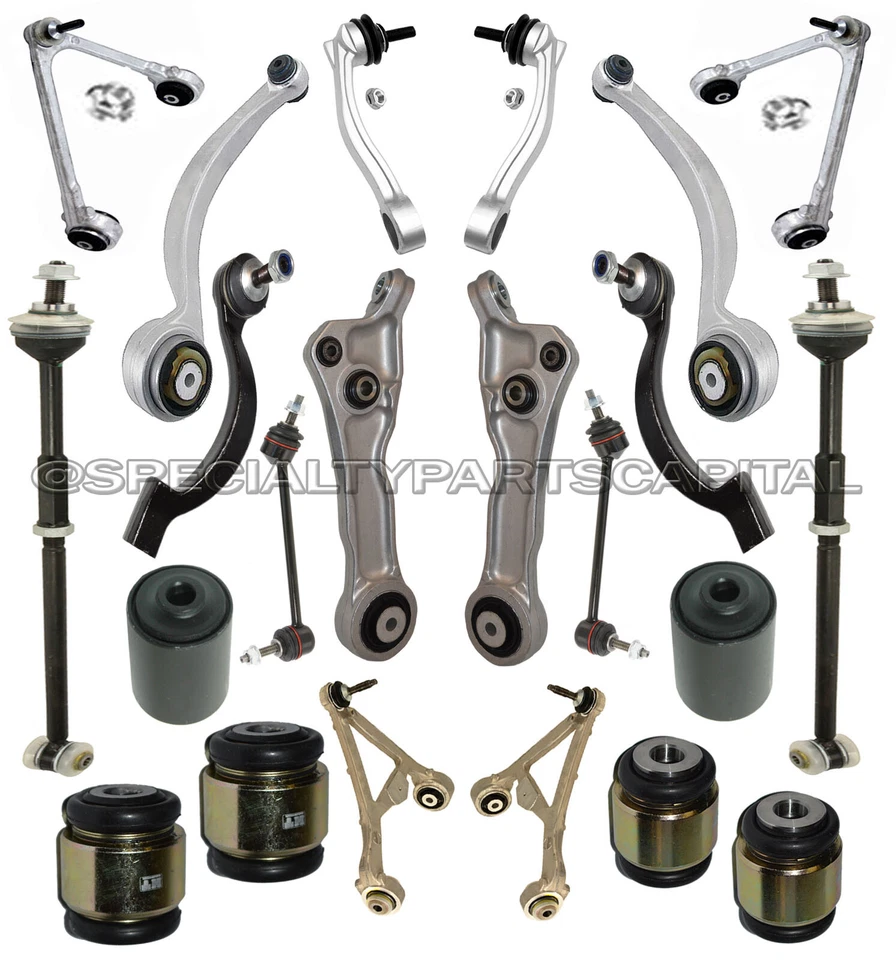 ВЕРХНИЕ + НИЖНИЕ ПЕРЕДНИЕ + ЗАДНИЕ РЫЧАГИ УПРАВЛЕНИЯ ШАРОВЫЕ ШАРНИРЫ анкерные стержни для JAGUAR S TYPE - Изображение 2 из 4