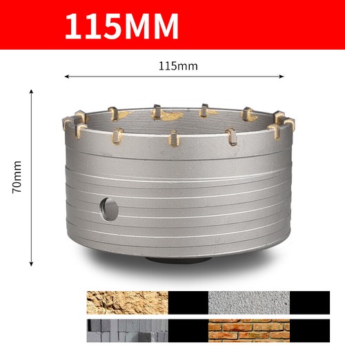 30-120mm Hole Saw Drill Bits Kits Connecting Rod for Concrete Cement Wall Stone - Picture 34 of 36