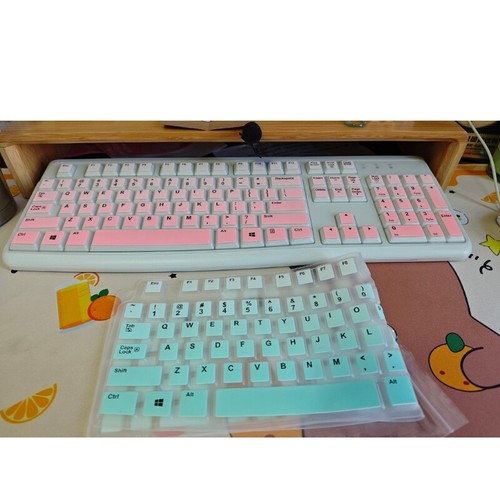 Keyboard Cover for K120 MK120 Corded Ergonomic Keyboard Waterproof Silicone - Afbeelding 2 van 15