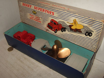 【akio_r_surf】DINKY No.986 MIGHTY ANTA Rare Dinky Supertoys 986 Mighty Antar Low Loader + Propeller