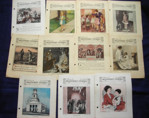 Beginners Stories 1929 Childrens Inspirational Pamphlets Set J - Picture 1 of 3