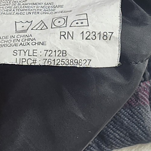 Dickies Flanell Shacket XXL Steppfutter Kapuze grau schwarz weinrot 7212B Full-Zip - Bild 5 von 9