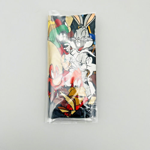 Looney Tunes Mania Neck Tie Multiple Cartoon Characters Novelty Vintage 1996 - Picture 10 of 10