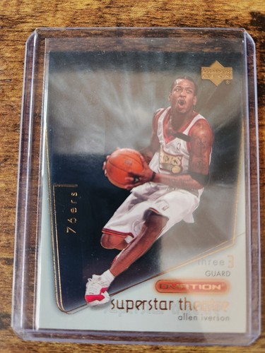 2000-01 UD Ovation Allen Iverson Superstar Theatre #S10 Philadelphia 76ers HOF