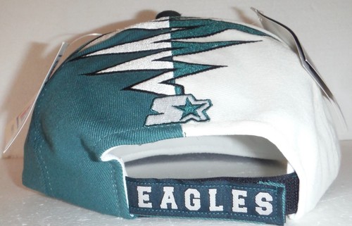 VINTAGE NEW PHILADELPHIA EAGLES STARTER PRO LINE SHOCKWAVE ADJUSTABLE STRAP HAT - Picture 6 of 6